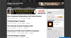 Desktop Screenshot of bloggertipandtrick.net