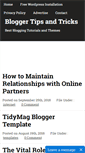 Mobile Screenshot of bloggertipandtrick.net
